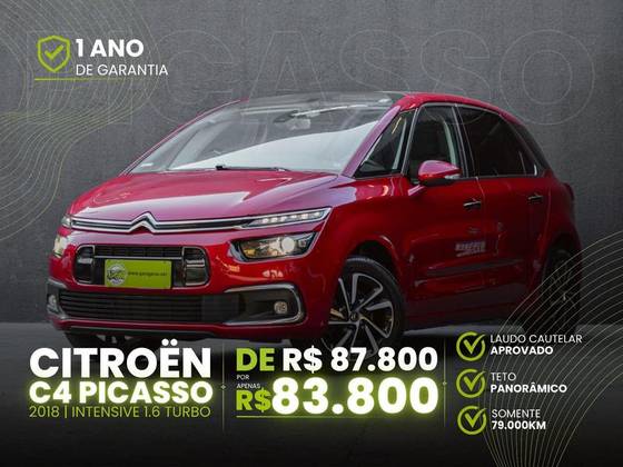 CITROËN C4 PICASSO 1.6 INTENSIVE 16V TURBO GASOLINA 4P AUTOMÁTICO CITROËN C4 PICASSO 1.6 INTENSIVE 16V TURBO GASOLINA 4P AUTOMÁTICO